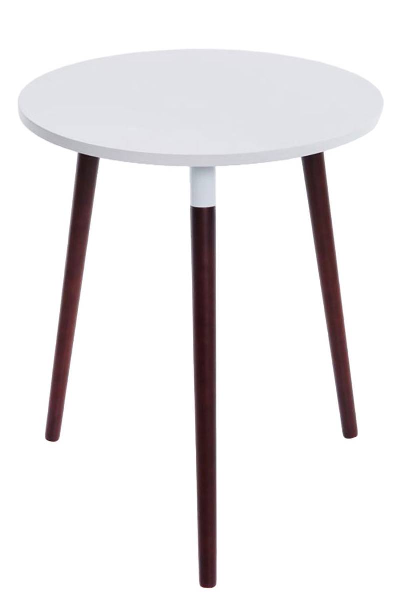 TPFLiving Tisch Amily Cappuccino - cappuccino-weiß Stück von TPFLiving
