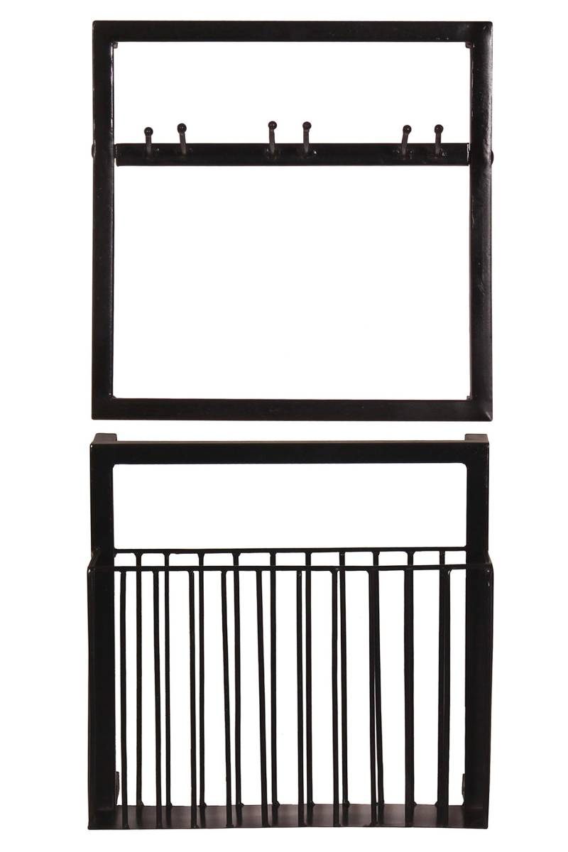 TPFLiving Weinregal-Set, 2-teilig Metall antikschwarz TPFLiving Weinregal-Set, 2-teilig Metall antikschwarz von TPFLiving