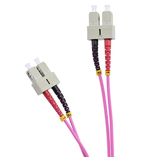 TPFNet 1,5m LWL Duplex Kabel SC/SC OM4 Multimode 50/125µm 10 Gigabit/s von TPFNet