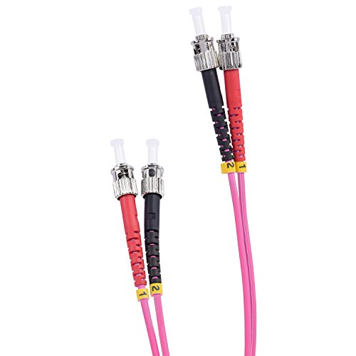 TPFNet 10m LWL Multimode Kabel ST/ST OM4 Duplex 50/125µm 10 Gigabit/s von TPFNet