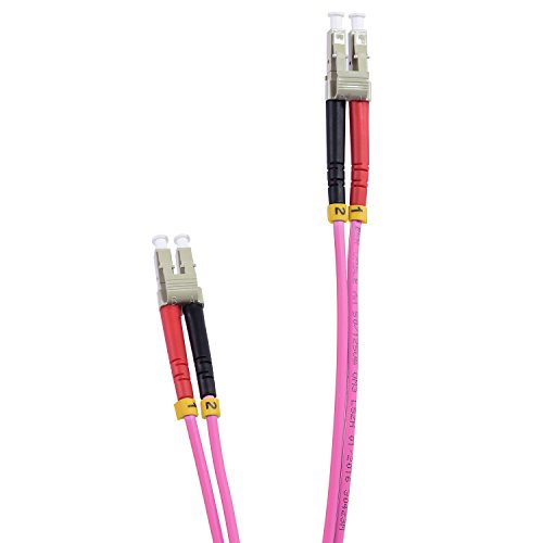 TPFNet 30m LWL Netzwerkkabel OM4 Multimode LC/LC Duplex 50/125µm 10 Gigabit/s von TPFNet