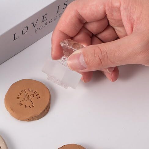 Benutzerdefinierte Töpferstempel Für Ton, Personalisierte Acryl Töpferei Tool Kit Stempel Mit Eigenem Design, Unterschrift Buchstaben Geschenk Für Töpfer DIY-Liebhaber Benutzerdefinierte Töpferstempel Für Ton, Personalisierte Acryl Töpferei Tool Kit Stempel Mit Eigenem Design, Unterschrift Buchstaben Geschenk Für Töpfer DIY-Liebhaber von TPFOON