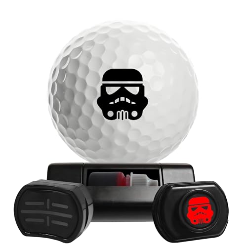 Stormtroopar benutzerdefinierte Golf Briefmarken, Doppelkopf Auto Strike Stamps, nachfüllbar Golf Ball Ritz und Ausrichtung Werkzeug, Golfer Geschenke, Doppelkopf Mehrzweck-Stempel von TPFOON