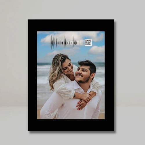 TPFOON Soundwave Art Qr Code, Sprachaufzeichnung Benutzerdefinierte Geschenke, Kreative Personalisierte Geschenke Für Frau Von Ehemann, Bedeutungsvolles Geschenk von TPFOON