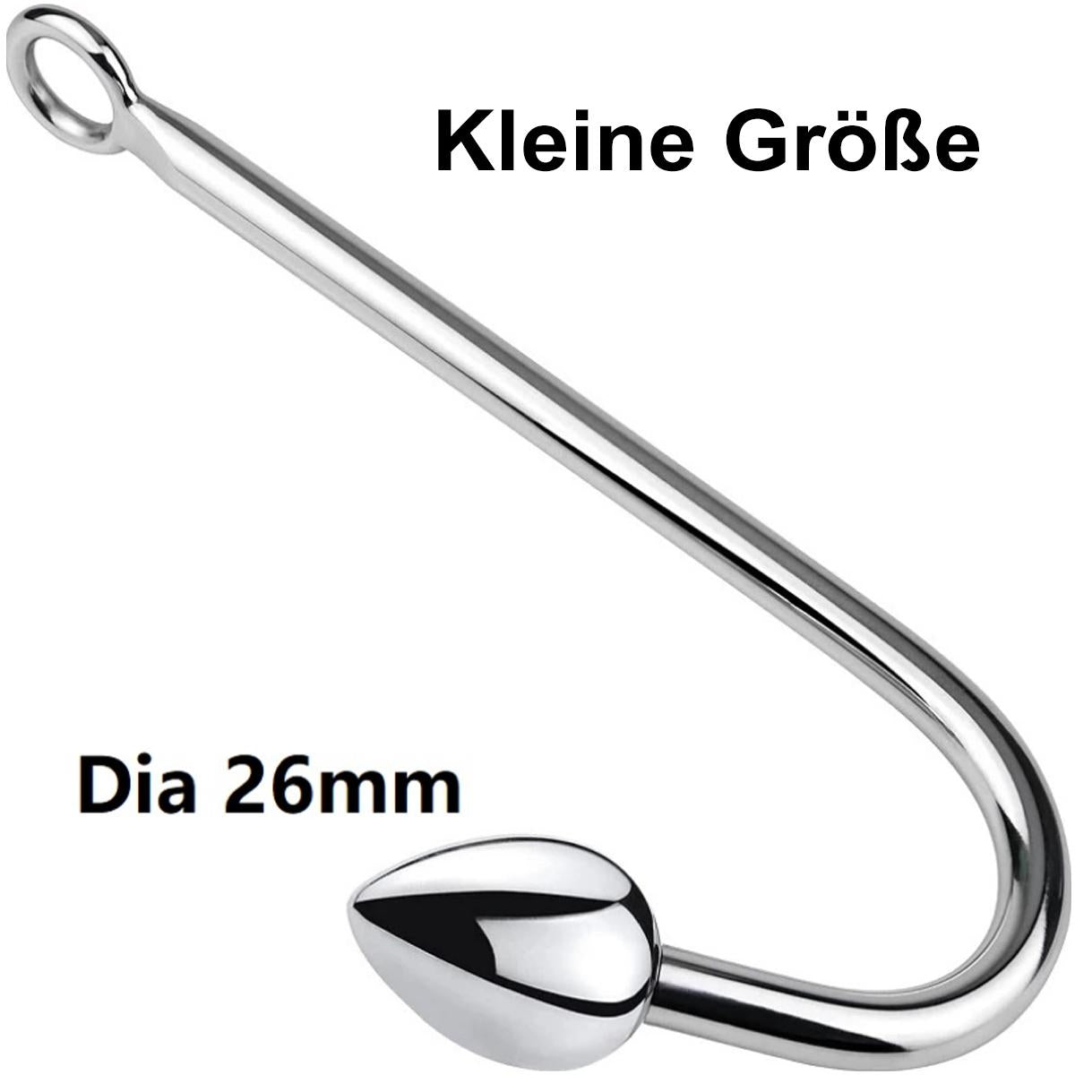 TPFSecret Analhaken aus Edelstahl Metall - Größe Small - Large - 1x Haken mit Kugel 2,65cm TPFSecret Analhaken aus Edelstahl Metall - Größe Small - Large - 1x Haken mit Kugel 2,65cm von TPFSecret