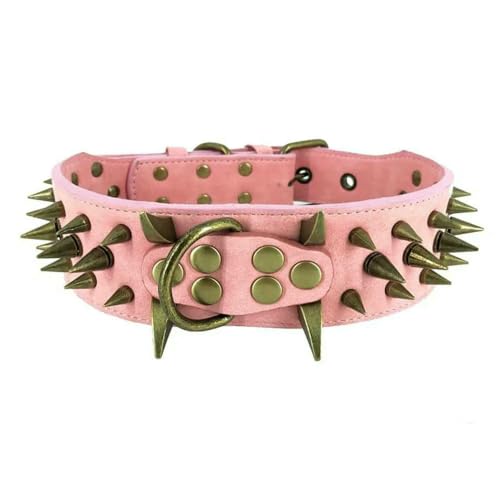 TPIONEER Das mächtige große Hundehalsband mit Nieten schützt den Hals des Hundes vor Bissen. Robustes und stilvolles Spike-Halsband für Mastiff und Pitbull. TPIONEER Das mächtige große Hundehalsband mit Nieten schützt den Hals des Hundes vor Bissen. Robustes und stilvolles Spike-Halsband für Mastiff und Pitbull. von TPIONEER