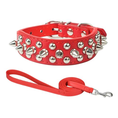 TPIONEER Hundehalsband, Anti-Biss-Halsband mit Spikes und Nieten für kleine, mittelgroße und große Hunde, Sport, gepolstert, für Bulldoggen, Mops, Welpen, große Hunde, Haustierbedarf TPIONEER Hundehalsband, Anti-Biss-Halsband mit Spikes und Nieten für kleine, mittelgroße und große Hunde, Sport, gepolstert, für Bulldoggen, Mops, Welpen, große Hunde, Haustierbedarf von TPIONEER