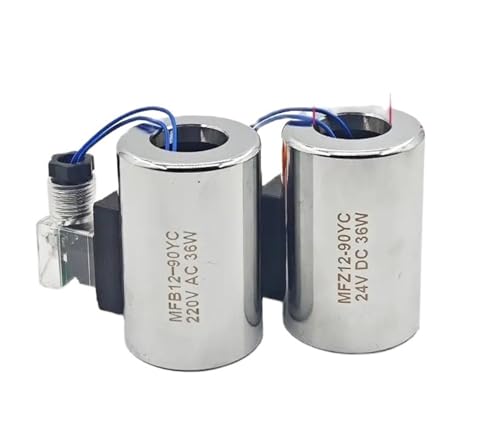 TPKMVGAP 1 stücke Hydraulische Magnetspule MFZ12-90/MFB12-90YC 31mm Bohrung 75mm Höhe 220V/110V/24V/12V Regelventil(MFZ12-90YC 12VDC) von TPKMVGAP