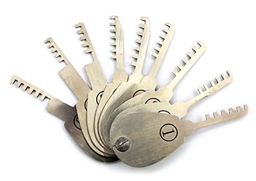 9-teiliges Lockpicking-Werkzeug-Set für Schlosser, Öffnungswerkzeug von TPM Go