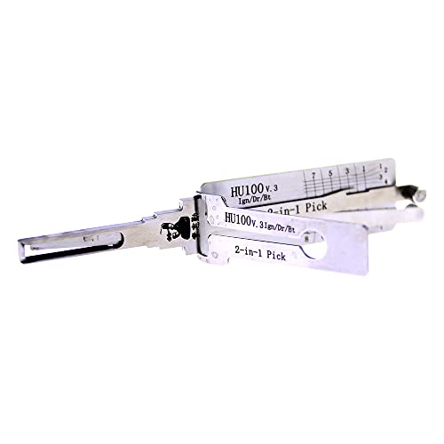 TPM Go HU100 2-in-1-Plektrum, Autoschlüsselleser, Lock-Pick-Decoder für Auto TPM Go HU100 2-in-1-Plektrum, Autoschlüsselleser, Lock-Pick-Decoder für Auto von TPM Go