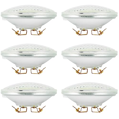 TPMAFF 6er-Pack PAR36-LED-Landschaftslampe, 9 W (entspricht 60 W Halogen), Garten-Glühbirne für den Außenbereich, Niederspannung, AC/DC, 12 V, AR111, G53-Sockel, Glühbirne, Pool-Beleuchtung von TPMAFF