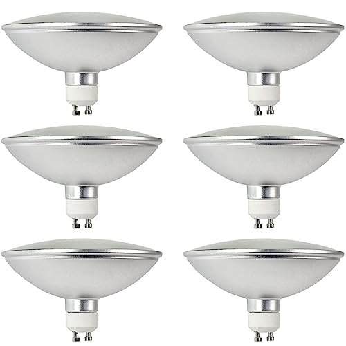 TPMAFF AR111 LED-Leuchtmittel, GU10-Sockel, Reflektor-Flutlicht, 12 Watt, 1200 Lumen (entspricht 100 W Halogen), 120 Grad Abstrahlwinkel, Strahler, AC 85 V–265 V, Nicht dimmbar (6 Stück) von TPMAFF