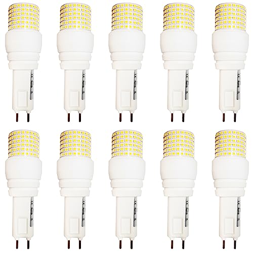 TPMAFF G12 LED-Glühbirne, 25 Watt, 4000 Lumen, G12-Lichtquelle, G12-LED-Mais-Glühbirne mit Doppelstiftsockel (entspricht 250 Watt Halogen), AC 100–277 V, Nicht dimmbar (10 Stück) von TPMAFF