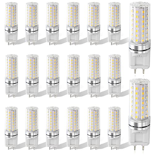 TPMAFF G12 LED Lampe,10W 1500LM,G12-Bi-Pin-Sockellampe,G12-Metallhalogenidlampe 100W Halogen-Ersatz,G12 LED Warmweiß3000K,Naturweiß4000K,Kaltweiß6000K,AC 85V-265V Nicht Dimmbar Glühlampe (20-Stück) von TPMAFF