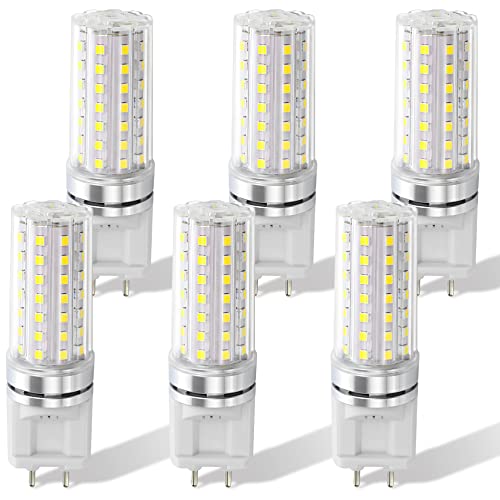 TPMAFF G12 LED Lampe,10W 1500LM,G12-Bi-Pin-Sockellampe,G12-Metallhalogenidlampe 100W Halogen-Ersatz,G12 LED Warmweiß3000K,Naturweiß4000K,Kaltweiß6000K,AC 85V-265V Nicht Dimmbar Glühlampe (6-Stück) von TPMAFF