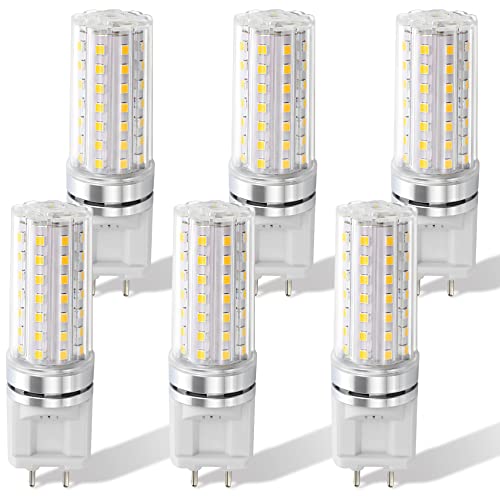 TPMAFF G12 LED Lampe,10W 1500LM,G12-Bi-Pin-Sockellampe,G12-Metallhalogenidlampe 100W Halogen-Ersatz,G12 LED Warmweiß3000K,Naturweiß4000K,Kaltweiß6000K,AC 85V-265V Nicht Dimmbar Glühlampe (6-Stück) von TPMAFF