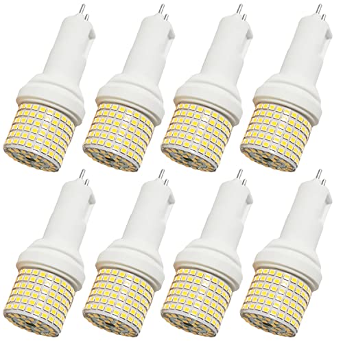 TPMAFF G12 LED Lampe 20 Watt 3200 Lumen G12 Led Leuchtmittel (200 Watt Halogen Äquivalent) 4500K Neutralweiß G12 Bi-Pin-Sockel Mais-Glühlampe, Nicht dimmbar, AC 100 V-277 V (8 Stück) von TPMAFF