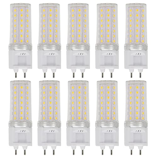 TPMAFF LED G12 Birnen, G12 Bi-Pin Sockel Maisbirnen,8 Watt 1300LM,12 Watt 1800LM,18 Watt 2800LM,3000K 4000K 6000K Nicht dimmbar AC 85V~265V (10 Stück) von TPMAFF