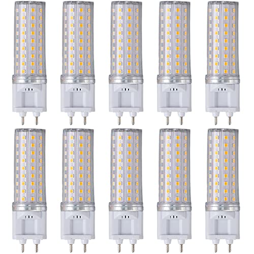 TPMAFF LED G12 Birnen, G12 Bi-Pin Sockel Maisbirnen,8 Watt 1300LM,12 Watt 1800LM,18 Watt 2800LM,3000K 4000K 6000K Nicht dimmbar AC 85V~265V (10 Stück) von TPMAFF