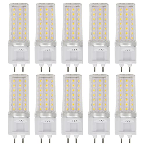 TPMAFF LED G12 Birnen, G12 Bi-Pin Sockel Maisbirnen,8 Watt 1300LM,12 Watt 1800LM,18 Watt 2800LM,3000K 4000K 6000K Nicht dimmbar AC 85V~265V (10 Stück) von TPMAFF