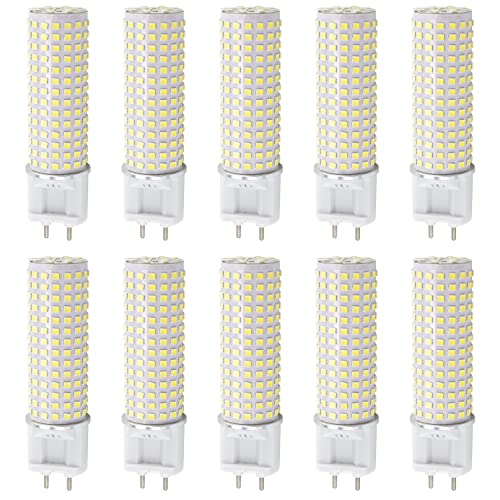 TPMAFF LED G12 Birnen, G12 Bi-Pin Sockel Maisglühbirne, 20 Watt 3000 LM, 3000 K, Nicht dimmbar AC 85 V ~ 265 V (10 Stück) von TPMAFF