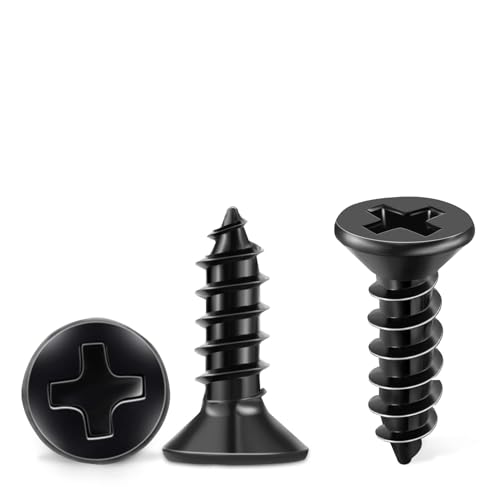 TPOHH Edelstahl V2A Holzschrauben Vollgewinde Senkkopf Universalschraube Ø 4 x 10 mm PH-Antrieb Schwarz Beschichtet Kreuzschlitzschrauben Blechschrauben Spanplattenschrauben 100 Stück TPOHH Edelstahl V2A Holzschrauben Vollgewinde Senkkopf Universalschraube Ø 4 x 10 mm PH-Antrieb Schwarz Beschichtet Kreuzschlitzschrauben Blechschrauben Spanplattenschrauben 100 Stück von TPOHH