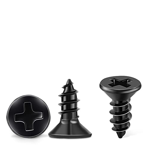 TPOHH Edelstahl V2A Holzschrauben Vollgewinde Senkkopf Universalschraube Ø 4 x 12 mm PH-Antrieb Schwarz Beschichtet Kreuzschlitzschrauben Blechschrauben Spanplattenschrauben 100 Stück TPOHH Edelstahl V2A Holzschrauben Vollgewinde Senkkopf Universalschraube Ø 4 x 12 mm PH-Antrieb Schwarz Beschichtet Kreuzschlitzschrauben Blechschrauben Spanplattenschrauben 100 Stück von TPOHH