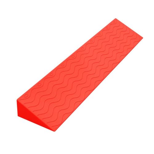TPPIG Türschwellenrampe Rollstuhlrampe, Rampe Rollstuhl, 99cm Längen Schwellenrampe, Türschwellenrampen, Rampe Türschwelle, Rollstuhlrampe Türschwelle, Rampe für Rollstuhl, Rollstuhl Rampe 7cm red von TPPIG