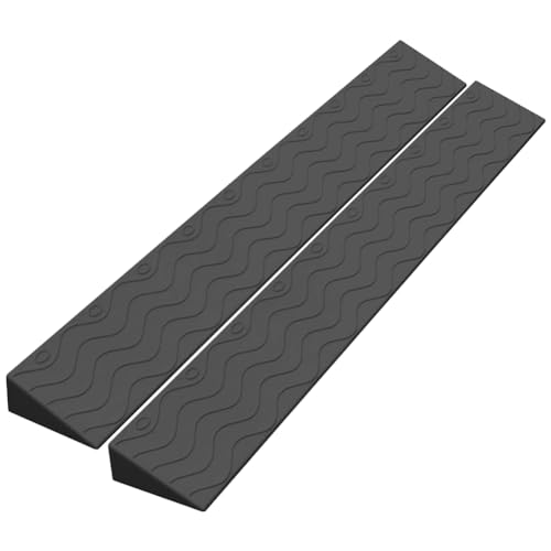 TPPIG Türschwellenrampe Saugroboter Rampe, Rampe Saugroboter, Staubsauger Roboter Rampe, Schwellenrampe Türschwellenrampen, Rampe Türschwelle, 99cm Längen Plastikrampe Rollstuhlrampe 3,5cm 2er Black TPPIG Türschwellenrampe Saugroboter Rampe, Rampe Saugroboter, Staubsauger Roboter Rampe, Schwellenrampe Türschwellenrampen, Rampe Türschwelle, 99cm Längen Plastikrampe Rollstuhlrampe 3,5cm 2er Black von TPPIG