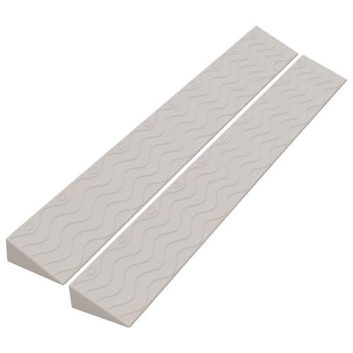 TPPIG Türschwellenrampe Saugroboter Rampe, Rampe Saugroboter, Staubsauger Roboter Rampe, Schwellenrampe Türschwellenrampen, Rampe Türschwelle, 99cm Längen Plastikrampe Rollstuhlrampe 3cm 2er Creme TPPIG Türschwellenrampe Saugroboter Rampe, Rampe Saugroboter, Staubsauger Roboter Rampe, Schwellenrampe Türschwellenrampen, Rampe Türschwelle, 99cm Längen Plastikrampe Rollstuhlrampe 3cm 2er Creme von TPPIG