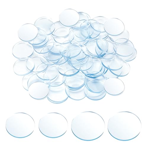 TPTGIAR 100 Stück Gummipuffer Selbstklebend, Transparent Gummifüße Selbstklebend, Anti Rutsch Anschlagpuffer, 2 Größen Elastische Gumminoppen für Glasplatten für Tisch Schrank Türklinken von TPTGIAR