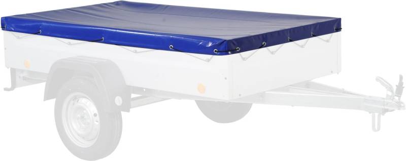 TPV Flachplane blau für Autoanhänger EU2, EU2-AR, EB2 von TPV