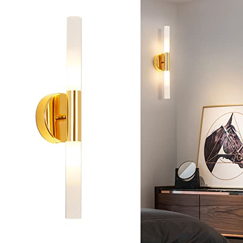 Moderne Schlafzimmer Wandlampe Flur Wandleuchte Beleuchtung Hotel Wandleuchten Nachttisch Kommode Wandleuchte Wohnzimmer Wandlampe Badezimmer Gang Wandleuchte (Gold) von TPWEWRX