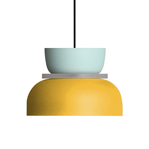 TPWEWRX Nordic Modern Macaron Pendelleuchten Kreative Deckenleuchte Art Deco Pendelleuchte Kronleuchter für Restaurant Café Küche Insel Wohnzimmer Schlafzimmer (C) von TPWEWRX