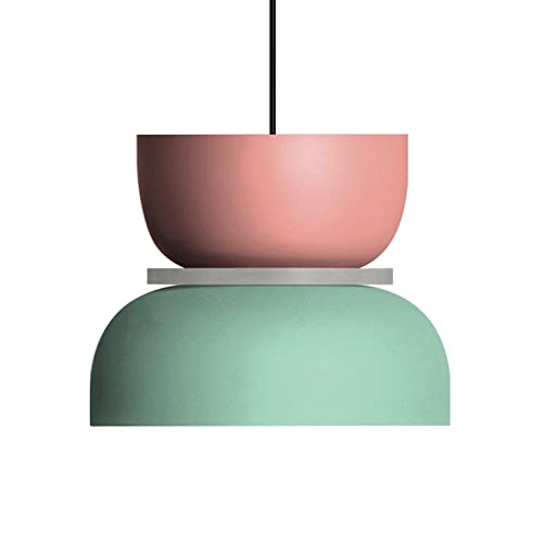 TPWEWRX Nordic Modern Macaron Pendelleuchten Kreative Deckenleuchte Art Deco Pendelleuchte Kronleuchter für Restaurant Café Küche Insel Wohnzimmer Schlafzimmer (F) von TPWEWRX