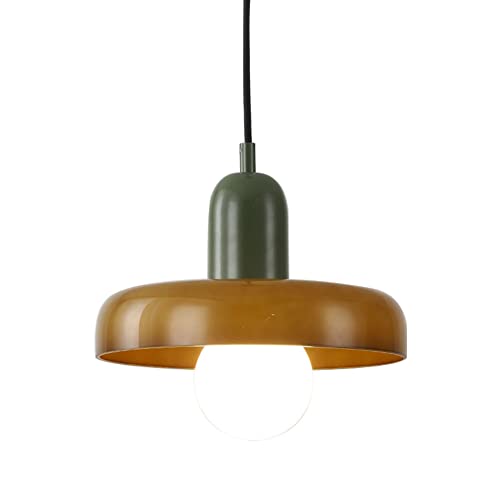 TPWEWRX Nordische Moderne Einfache Pendelleuchten Kreative Makrone Hängelampe Mädchen Schlafzimmer Pendelleuchte Kronleuchter für Esszimmer Wohnzimmer Restaurant (Green 4) von TPWEWRX