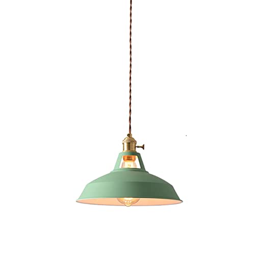 TPWEWRX Moderne Macaron Pendelleuchten Eingebauter Schalter Kreative Decken Hängeleuchte Art Deco Pendelleuchte Kronleuchter für Kücheninsel Wohnzimmer Restaurant Café Bar (Green) von TPWEWRX