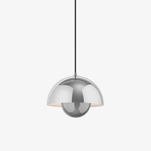 TPWEWRX Nordische Moderne Makkaroni Pendelleuchte Wohnzimmer Schlafzimmer Art Deco Decke Hängelampe Küche Insel Kronleuchter Pendelleuchten Armaturen (Silver,23cm) von TPWEWRX