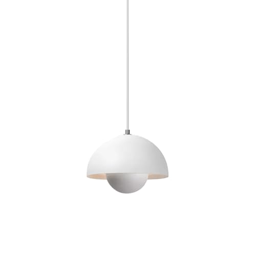 TPWEWRX Nordische Moderne Makkaroni Pendelleuchte Wohnzimmer Schlafzimmer Art Deco Decke Hängelampe Küche Insel Kronleuchter Pendelleuchten Armaturen (White 2,23cm) von TPWEWRX