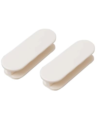 TPZORJX 2Pcs Balkontürgriff Selbstklebende, Türknauf Türgriff, Weiß Kunststoff Schrankgriffe Möbelgriff,Kunststoff Selbstklebende Möbelgriffe für Fenster Glastüren Schubladen von TPZORJX