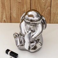 Keramik Hase Tissue Box Cartoon Silber Kaninchen Niedliche Serviette Papierbox, Serviettenspender Gesichtstücher Rack, Toilette Aufbewahrungsbox Keramik Hase Tissue Box Cartoon Silber Kaninchen Niedliche Serviette Papierbox, Serviettenspender Gesichtstücher Rack, Toilette Aufbewahrungsbox von TPartistryStudio