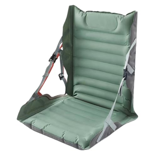 TQEBWUS Aufblasbarer Faltbarer Sitz | Aufblasbarer Sitz mit Rückenlehne,Tragbarer Bodenstuhl für Stadion Angeln Camping Sport Wandern Outdoor von TQEBWUS