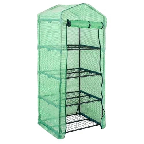 TQEBWUS Gewächshausabdeckung,PVC Gewächshaus Abdeckung Für Pflanzen - UV-Beständige Schutzabdeckung Für Terrasse Garten von TQEBWUS