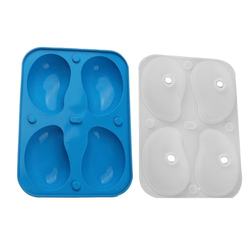 TQEBWUS Mousse Kuchen Formen,Puddingform Mangoförmig 3D - Einfache Entformung Kuchenform Für Pudding Schokolade Hochzeit Kochkurse von TQEBWUS