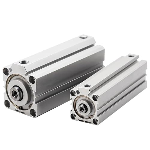 Pneumatische Zylinderverlängerung der SDA-Serie 32/40/50/63 Bohrung doppelter Schauspiel 110-130 mm Hub-Kompaktluftzylinder mit Magnetring(Stroke 130mm,BORE 63mm) von TQSKA