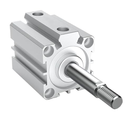 SDA B -Serie Männliche Gewinde Bohrung 12 16 20 25 32 40 50 63 80 mm Hub 5 10 20 25 30 40 45 50 mm Luft Pneumatische Kompaktzylinder(Stroke 25mm,Bore 32mm) von TQSKA