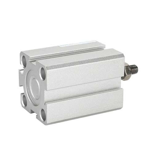SDA B -Serie Männliche Gewinde Bohrung 12 16 20 25 32 40 50 63 80 mm Hub 5 10 20 25 30 40 45 50 mm Luft Pneumatische Kompaktzylinder(Stroke 25mm,Bore 50mm) von TQSKA