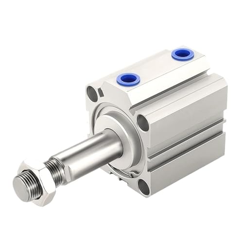 SDA B -Serie Männliche Gewinde Bohrung 12 16 20 25 32 40 50 63 80 mm Hub 5 10 20 25 30 40 45 50 mm Luft Pneumatische Kompaktzylinder(Stroke 50mm,Bore 25mm) von TQSKA