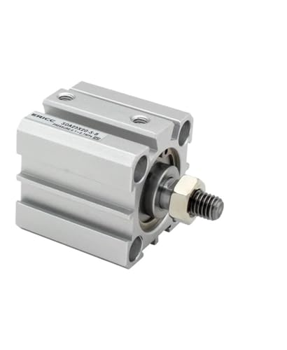 SDA20-Serie Männlicher Gewindeluft Pneumatischer Zylinder Doppel-Akting-Kompaktzylinder Bohrung 20mm Hub 5-100 mm SDA20X15-B SDA20X50-SB(SDA20x25-B,-S(with magnetism)) von TQSKA