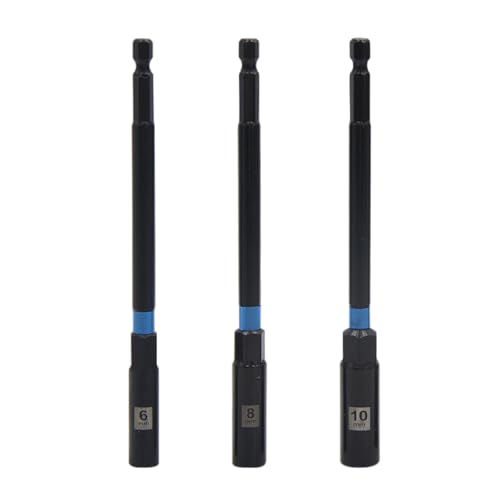 1/10.2 cm Schraubenschlüssel Sechskant-Bit-Steckschlüsselsatz Lange Schlagbohrer-Stecknuss Adapter Bohrer Verlängerung Stecknuss Adapter für Elektromöbel Montage Stecknuss Kopf 1/10.2 cm Schraubenschlüssel Sechskant-Bit-Steckschlüsselsatz Lange Schlagbohrer-Stecknuss Adapter Bohrer Verlängerung Stecknuss Adapter für Elektromöbel Montage Stecknuss Kopf von TQUXNGA